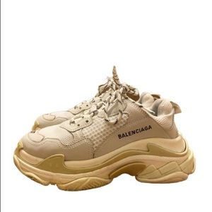 Balenciaga Triple S white sneakers